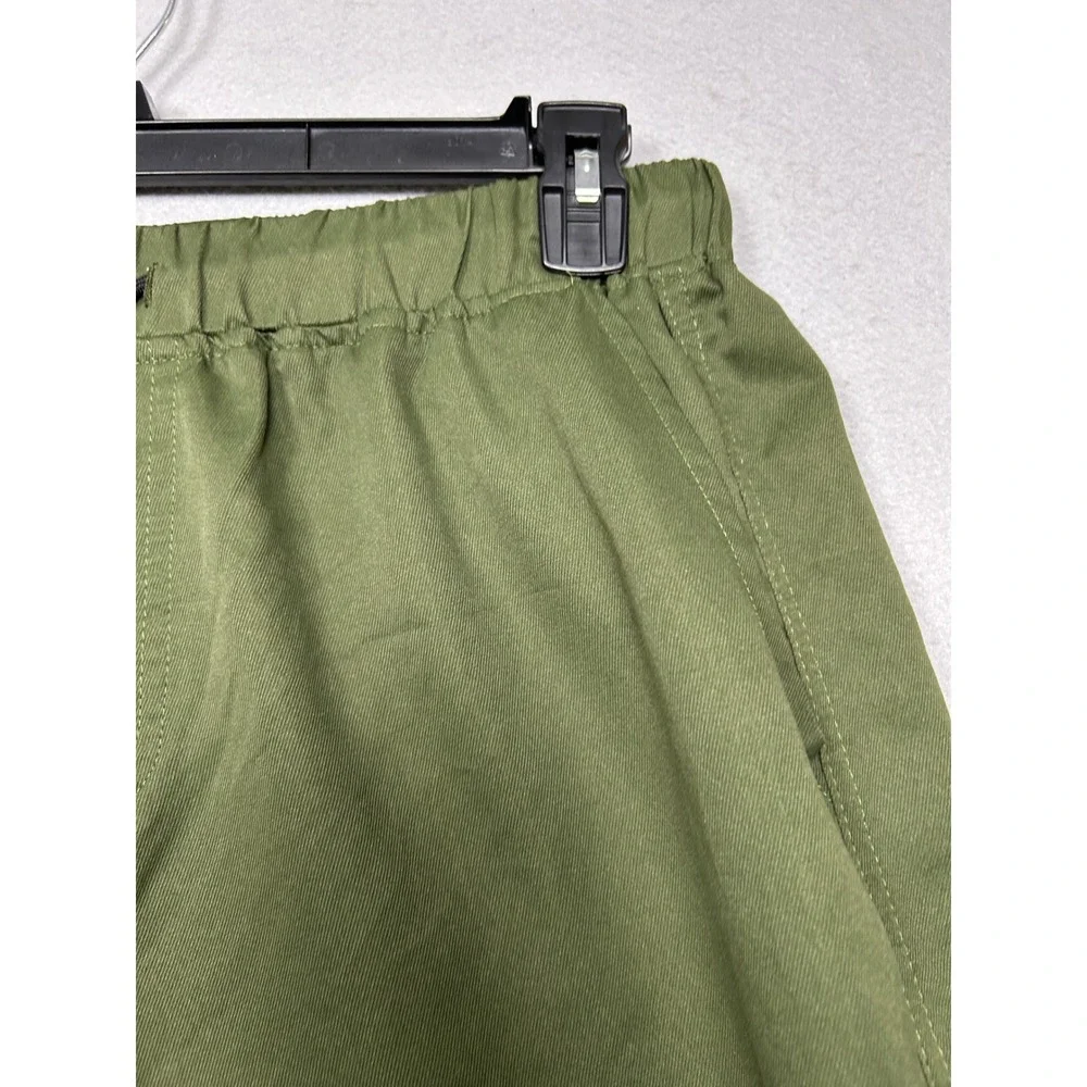 HK Cargo Pants 100% Polyester Olive Green XL Mens